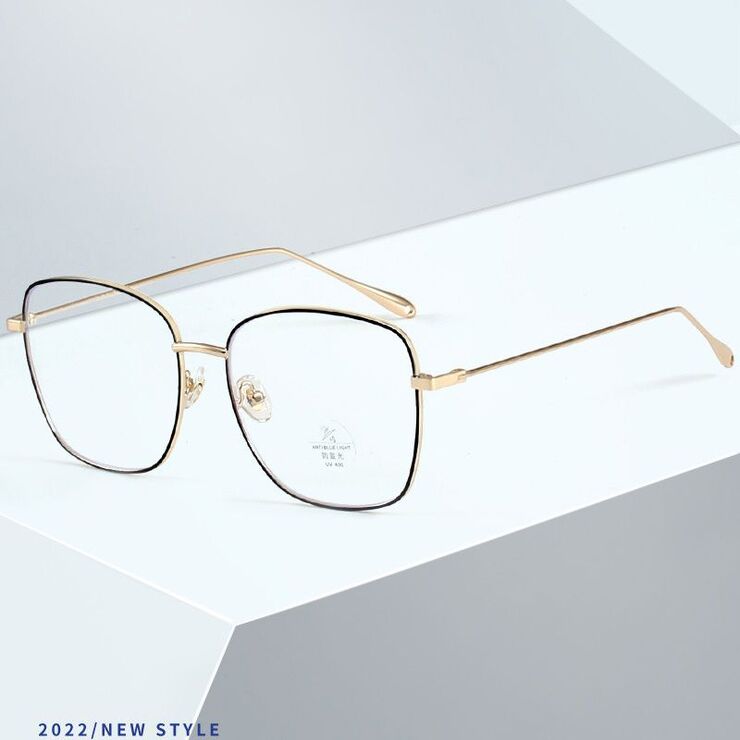 Metal frames with Blue Ray Cut lenses MAMO S31755