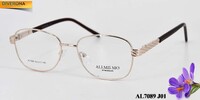 Metal eyeglass frame, material steel Allmilmo AL7089