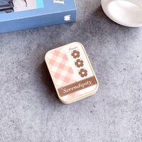 Набор для мягких контактных линз  XY5048黑盒咖盒花图