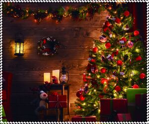 Салфетка для ухода за очками с принтом, материал микрофибра, в индивидуальной упаковке ЁЛКА-3, 17,5 *14,5 см