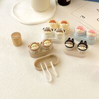 Mini soft contact lens kit retractable W-CT17帽子女孩头