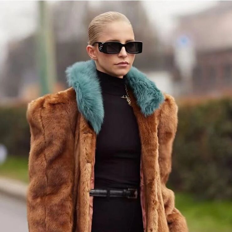 Plastic square sunglasses Elit 86647-EL