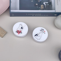 Kit for soft contact lenses (Kits for contact lenses) XF008BearPenguin