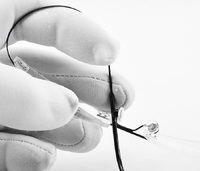 Elastic rimless metal silhouette eyeglasses for reading YL-006