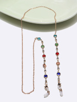 Модная овальная толстая металлическая цепочка для очков GL1360