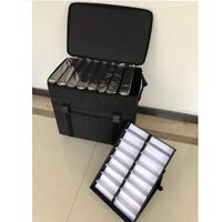 Передвижной бокс (ящик, чемодан, кейс, кофр, органайзер, витрина) на колёсах для оправ и очков на 144 места JS-C110