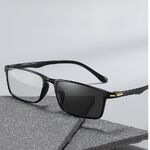 Photochromic plastic TR90 glasses for reading with protection Blue Cut, diopters from 0.00 to +4.00, KY3021变色老花