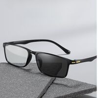 Photochromic plastic TR90 glasses for reading with protection Blue Cut, diopters from 0.00 to +4.00, KY3021变色老花