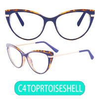 TR90 plastic frame or glasses with blue light protection, with spring hinges FA87025