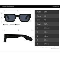 Plastic square sunglasses for women Elit 2729-EL