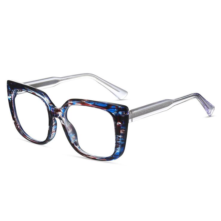 TR90 plastic frame or glasses with blue light protection, with spring hinges FA87302
