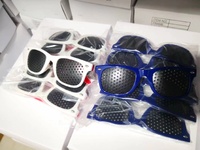 黑框多孔镜 Perforated pinhole glasses for kids 087