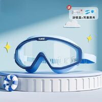 Swimming waterproof anti-fog goggles for kids (3-15 years), with box and bag type, 6006-YU