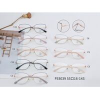 Metal frame MAMO with Blue Ray Cut protection lenses and flex F93039