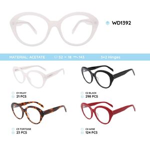 Plastic acetate eyeglasses frame for women WD1392