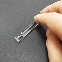 Держатель (кронштейн) для очков, под носоупоры, для вставки в пазы стоек для очков, 90*9 мм