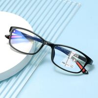 Plastic TR90 glasses for reading multi-focus, with Blue ray cut protection, diopters from +1.00 to +4.00, RMC=62-64, KY13017多焦点