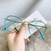 Металлические + TR90 очки с защитой от синего света Blue Block FENQI F0672