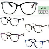 Ready-made plastic frame glasses for women Vizzini V8196, diopters from +1.00 to +4.00