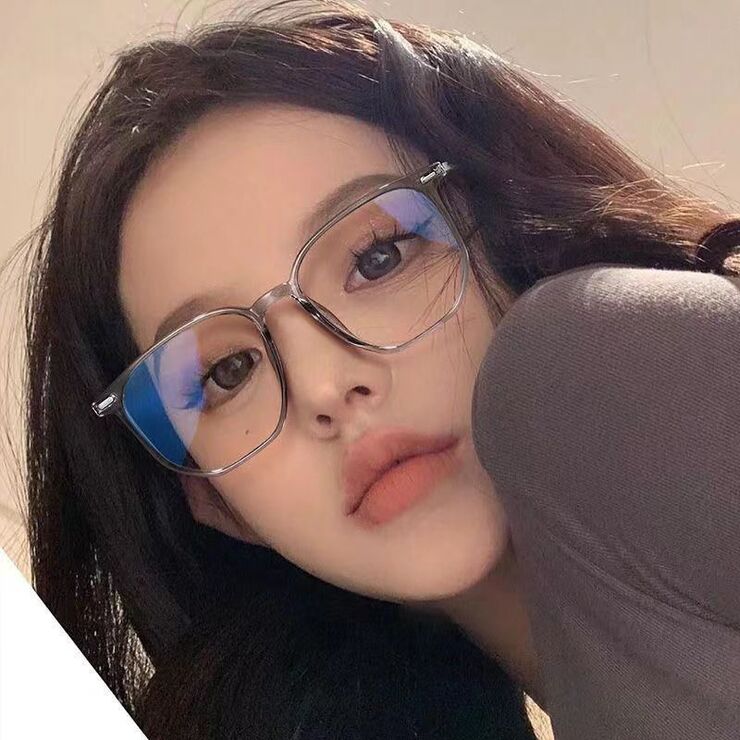 PlasticTR90 glasses KY0047 with case, Blue ray cut protection