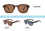 Plastic acetate frame polarized sunglasses WD1546S