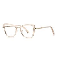 Metal + TR90 Blue Blocker glasses frame for women with UV and blue light protection lenses More FCS3148