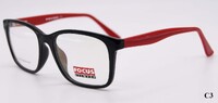 Plastic frames for glasses TR-90 + CA material (flex hinges) FOCUS FCS015