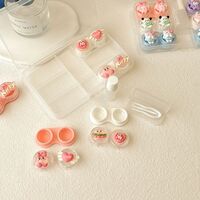 Soft contact lens kit with 6 containers B-21DIY6款六副装