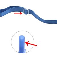 Elastic string - glasses holder with adjustable length, 31.3 cm, clamp - 4 mm
