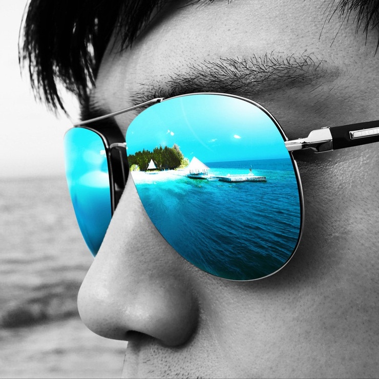 Polarized sunglasses with UV400 protection F2362