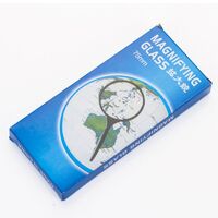 Magnifier, magnifying glass with handle 86043-XX, diameter: 75 mm, magnification: 5X