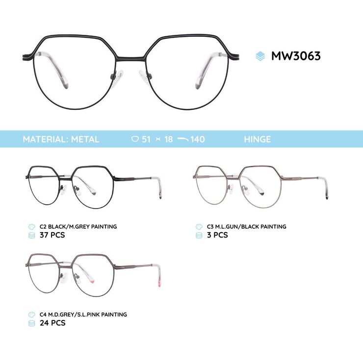 Оправа металлическая MW3063