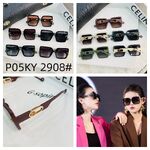 Polarized metal + TR90 sunglasses P05KY 2908