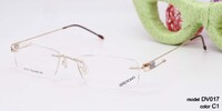 Rimless metal frames for glasses DIVERONA DV017