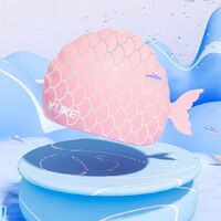 Silicone waterproof swimming cap for kids 550-YU