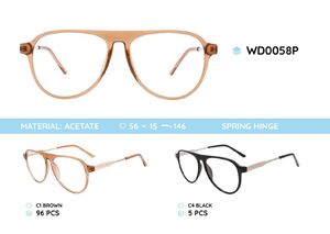 Plastic acetate eyeglasses frame for women WD0058P