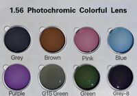 Фотохромные цветные пластиковые линзы, ⌀65 мм, индекс 1.56, с покрытием Hi-Max (цена за пару!)
