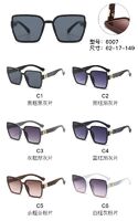 PC plastic sunglasses with metal hinge 6007W