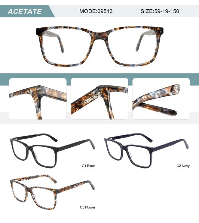 Оправа пластиковая из ацетата мужская с флексом 0909513512-DA