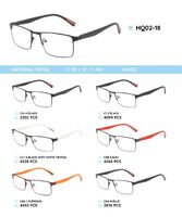 Metal frame with temples made of TR-90 material HQ02-18