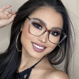 Plastic TR90 glasses with blue light protection for women TR7860-PN