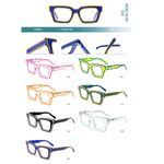 Plastic frames for glasses, acetate lamination Big City CH3210