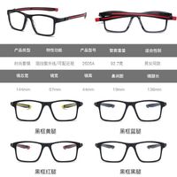 TR90/PC plastic frame + 5 polarized sun protection magnet clip-on set + leather bag El Dorado EL2505A