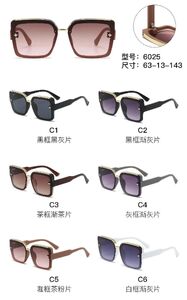 PC plastic sunglasses with metal hinge 6025W