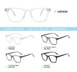 Plastic acetate eyeglasses frame WD1646