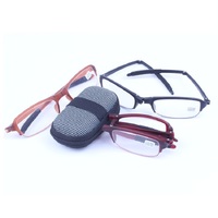 Очки складные пластиковые в футляре 8008