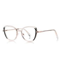 Metal + TR90 Blue Blocker glasses frame for women with UV and blue light protection lenses More FCS3147