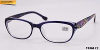 Corrective plastic frame eyeglasses with spring hinges VIZZINI V8168
