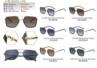 Солнцезащитные поляризационные металлические очки Leke L31951