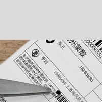 Self-adhesive thermal paper - stickers for optometric thermal printing